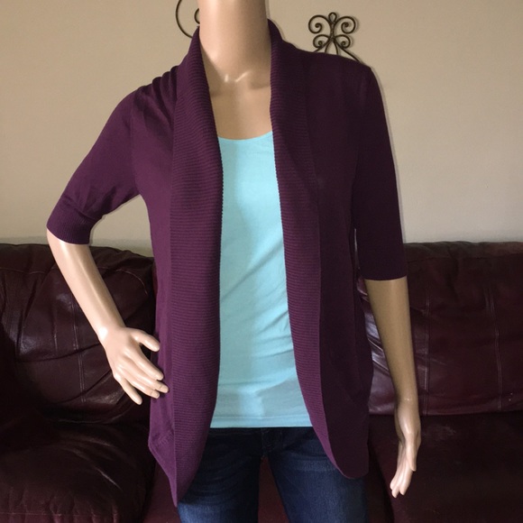 ❗️FINAL PRICE❗Express ️Purple Shrug - Picture 1 of 5